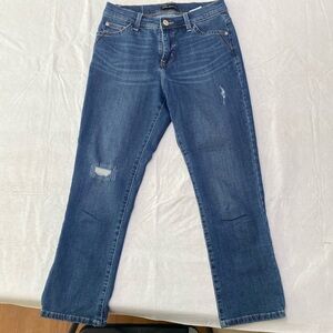 Lightly distressed jeans in good condition size 4